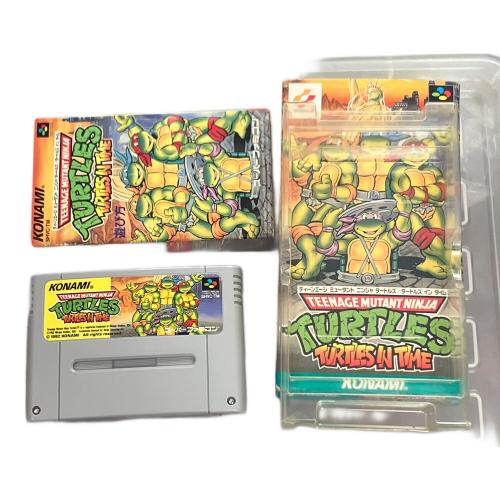 ティーンエイジ ミュータント ニンジャ タートルズ タートルズインタイム スーパーファミコン用ソフト -