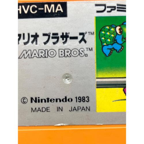 マリオブラザーズ ファミコン用ソフト -