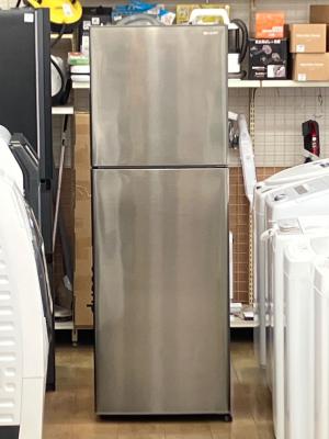 SHARP (シャープ) 2ドア冷蔵庫 SJ-D23H-S 2021年製 129 225L