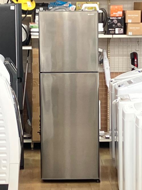 SHARP (シャープ) 2ドア冷蔵庫 SJ-D23H-S 2021年製 129 225L