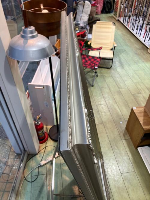 鏡 ロココ調アンティーク シルバー