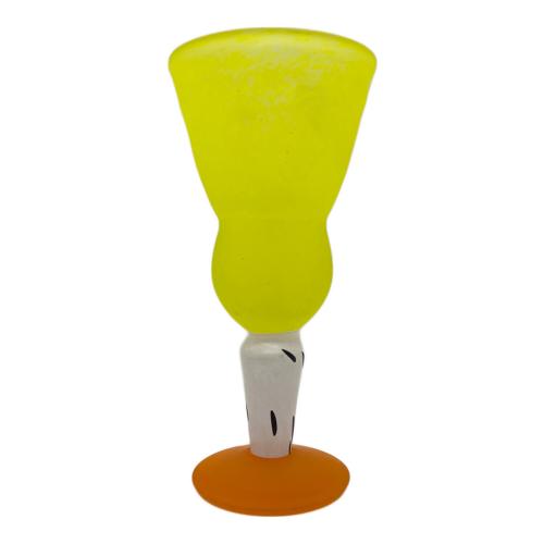 kosta boda (コスタボダ) ゴブレット イエロー×オレンジ