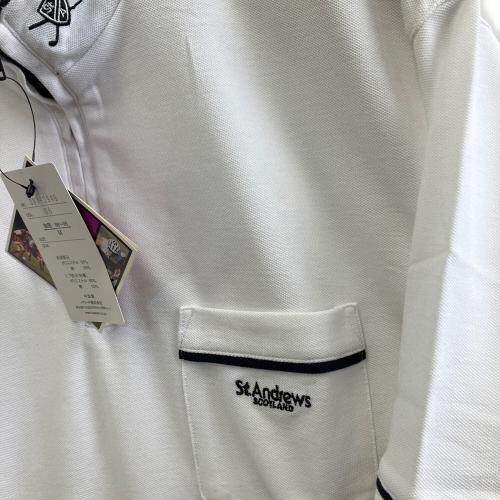 St ANDREWS (セントアンドリュース) ゴルフウェア(トップス) メンズ SIZE M ホワイト