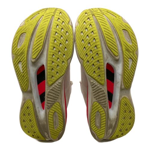 HOKA (ホカ) ランニングシューズ 1147911 メンズ SIZE 27cm ホワイト×レッド