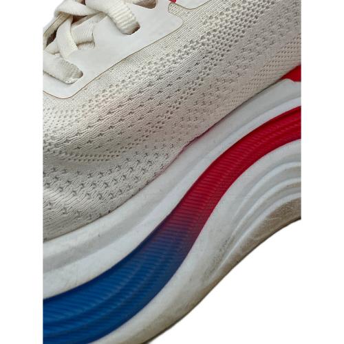 HOKA (ホカ) ランニングシューズ 1147911 メンズ SIZE 27cm ホワイト×レッド