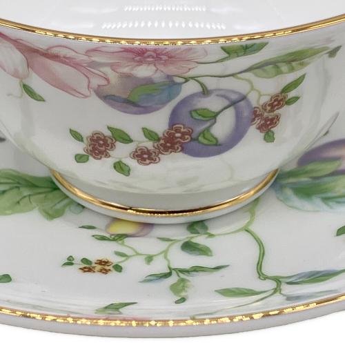 Wedgwood (ウェッジウッド) カップ&ソーサー ピオニー スウィートプラム