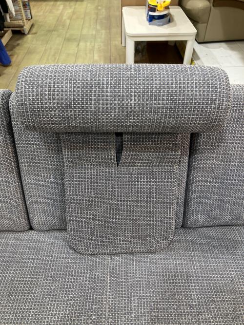 浜本工芸 (ハマモトコウゲイ) 3人掛けソファー ナチュラル×グレー