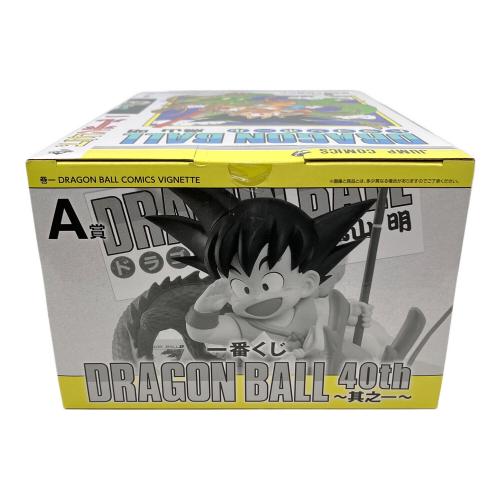 ドラゴンボール 巻一 「一番くじ ドラゴンボール 40th ～其之一～」 DRAGON BALL COMICS VIGNETTE A賞 フィギュア