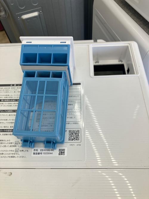SHARP (シャープ) ドラム式洗濯乾燥機 ES-H10G-WL 2023年製