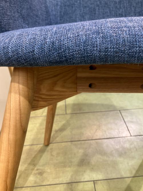 FORM (フォーム) ダイニングチェアー F7-108LGY ブルー マロー ダイニングチェア