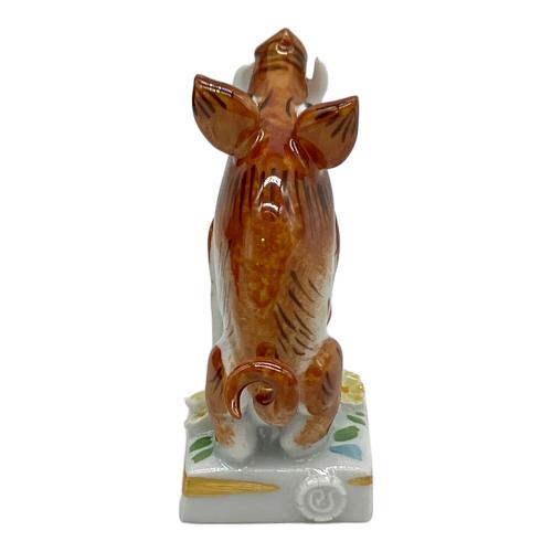 Meissen (マイセン) オブジェ ミニ干支シリーズ イノシシ ペーターシュトラング 箱付