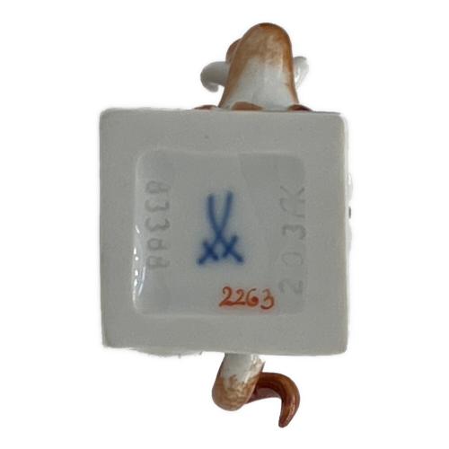 Meissen (マイセン) オブジェ ミニ干支シリーズ イノシシ ペーターシュトラング 箱付