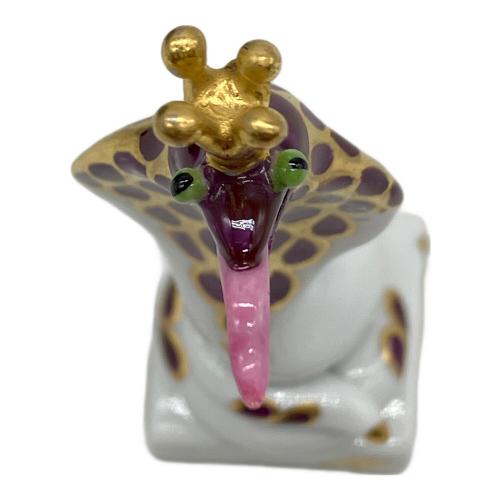 Meissen (マイセン) オブジェ ミニ干支シリーズ ヘビ 箱付 手びねり