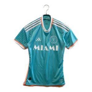 adidas (アディダス) トレーニングウェア IT6184 インテル・マイアミCF 24 サード オーセンティックユニフォーム メンズ SIZE S スカイブルー