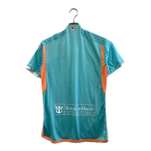 adidas (アディダス) トレーニングウェア IT6184 インテル・マイアミCF 24 サード オーセンティックユニフォーム メンズ SIZE S スカイブルー
