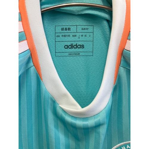 adidas (アディダス) トレーニングウェア IT6184 インテル・マイアミCF 24 サード オーセンティックユニフォーム メンズ SIZE S スカイブルー