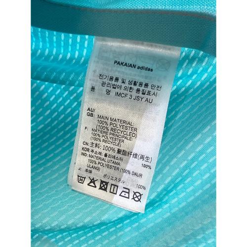adidas (アディダス) トレーニングウェア IT6184 インテル・マイアミCF 24 サード オーセンティックユニフォーム メンズ SIZE S スカイブルー