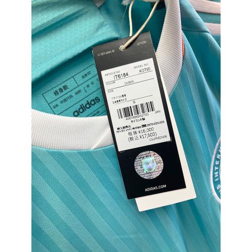 adidas (アディダス) トレーニングウェア IT6184 インテル・マイアミCF 24 サード オーセンティックユニフォーム メンズ SIZE S スカイブルー