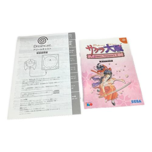 セガ ドリームキャスト HKT-3000 サクラ大戦Ver 箱ヨゴレ有 DVD・フィギュア付き