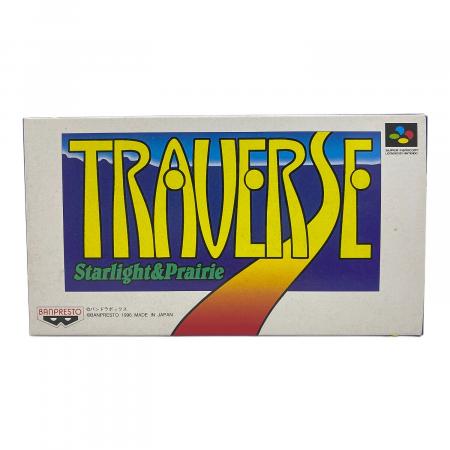 スーパーファミコン ソフト トラバース スターライト＆プレアリー(TRAVERSE Starlight&Prairie) バンプレスト トラバース TRAVERSE スーパーファミコン用ソフト｜トレファクONLINE