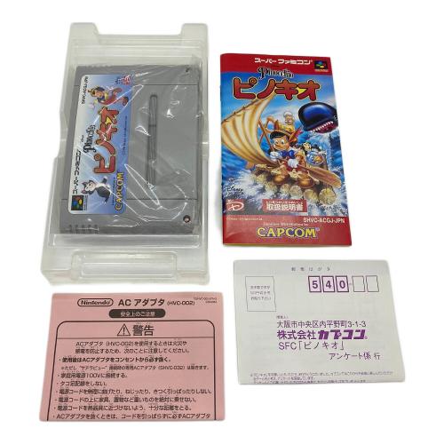 ピノキオ Pinocchio Disney スーパーファミコン用ソフト