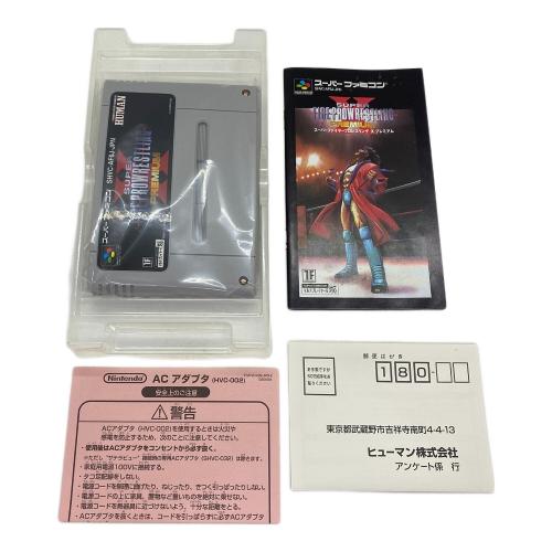 スーパーファイヤープロレスリングXプレミアム スーパーファミコン用ソフト