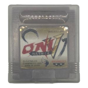 ONI5 隠忍を継ぐ者 ゲームボーイ用ソフト -