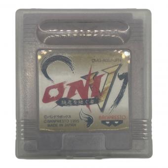 ONI5 隠忍を継ぐ者 ゲームボーイ用ソフト -