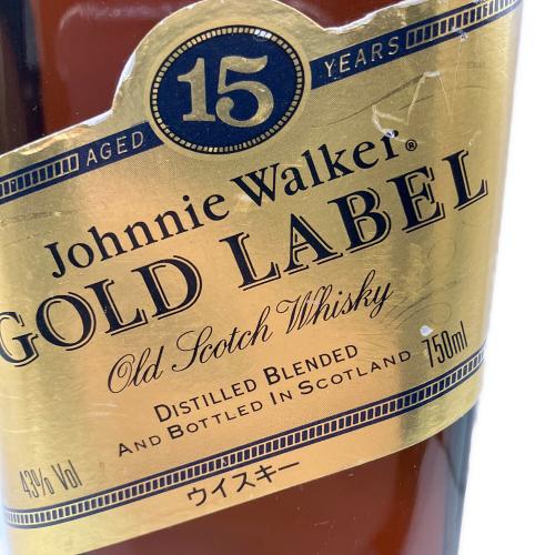 ジョニーウォーカー (Johnnie Walker) ゴールドラベル スコッチウィスキー 15年 750ml