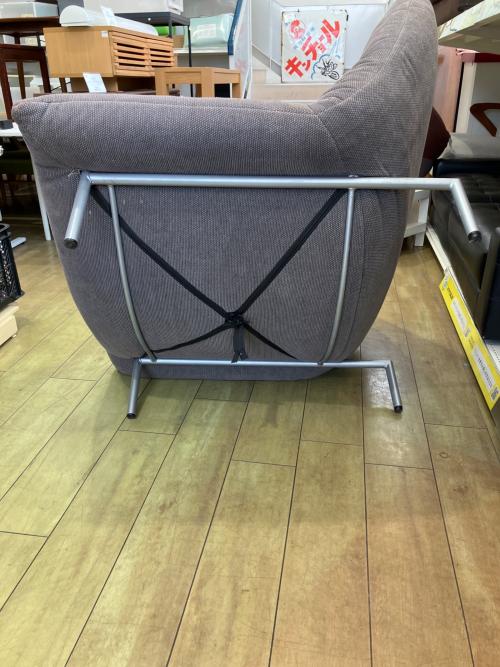 ligne roset (リーンロゼ) 1人掛けソファー オットマン付き グレー カラン