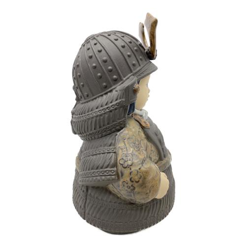 LLADRO (リヤドロ) フィギュリン 若武者（小）・菖蒲×2 ガラスケース付