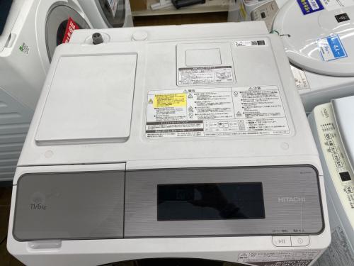 HITACHI (ヒタチ) ドラム式洗濯乾燥機 BD-STX110GL 2022年製 全自動洗濯機 AI自動運転