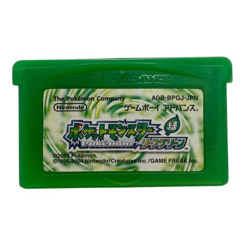 ポケットモンスター リーフグリーン ゲームボーイアドバンス用ソフト CERO A (全年齢対象)