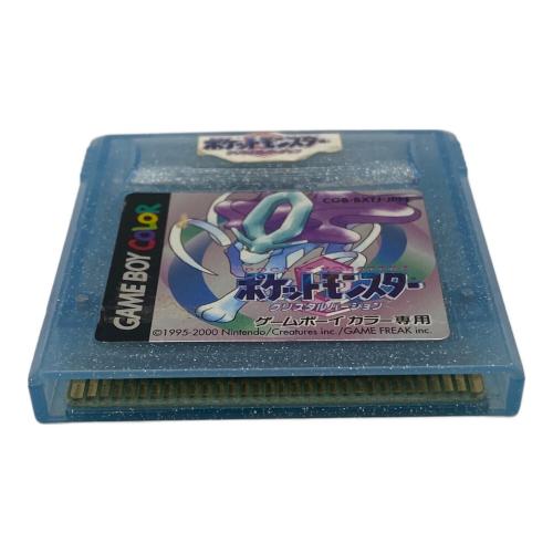 ポケットモンスター クリスタルバージョン ゲームボーイ用ソフト -