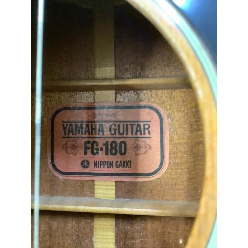 YAMAHA (ヤマハ) アコースティックギター FG-180 赤ラベル ジャパンヴィンテージ