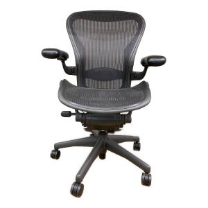 Herman Miller (ハーマンミラー) ワークチェアー アーロンチェアー クラシックモデル グラファイトベース 148 ブラック