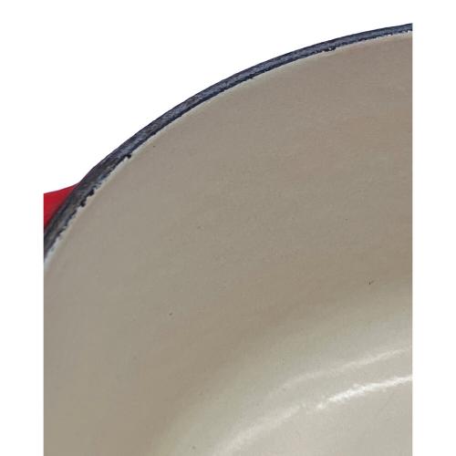 LE CREUSET (ルクルーゼ) 両手鍋 20cm レッド