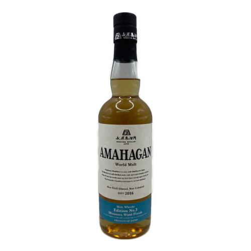 長濱蒸留所 (ナガハマジョウリュウジョ) AMAHAGAN ウィスキー 700ml