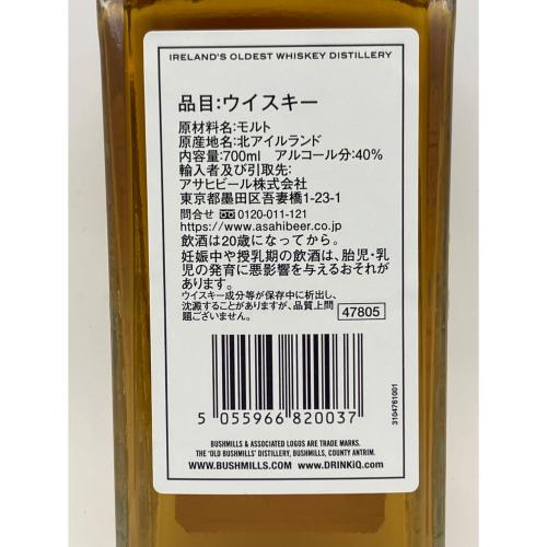 BUSHMILLS (-) ウィスキー 10年 700ml