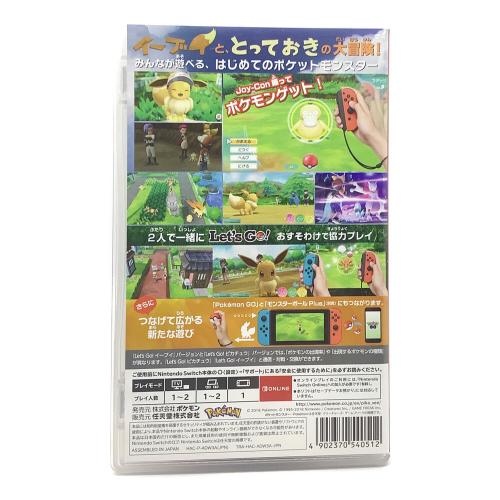 任天堂 (ニンテンドー) ポケットモンスター Let's Go! イーブイ Nintendo Switch用ソフト CERO A (全年齢対象)