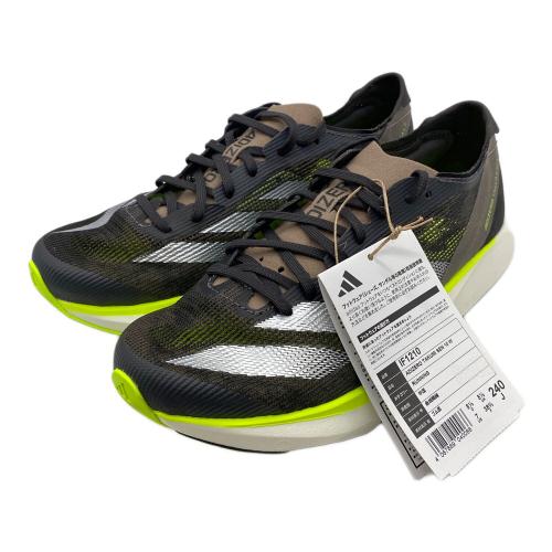 adidas (アディダス) ランニングシューズ IF1210 レディース SIZE 24cm ブラック×グリーン