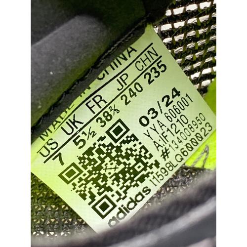 adidas (アディダス) ランニングシューズ IF1210 レディース SIZE 24cm ブラック×グリーン