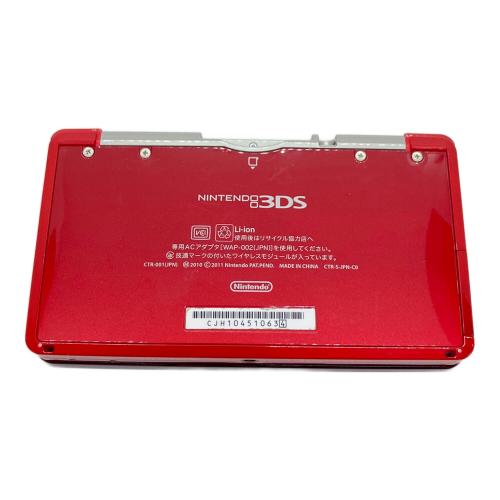 Nintendo (ニンテンドー) Nintendo 3DS CTR-001 レッド タッチペン欠品