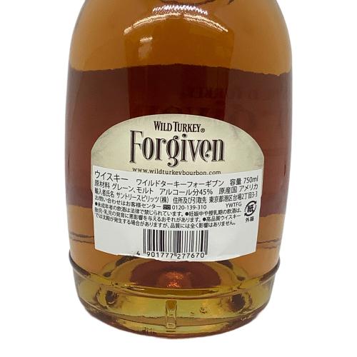 WILD TURKEY (ワイルドターキー) FORGIVEN ウィスキー 91 PROOF バッチNo.303 750ml