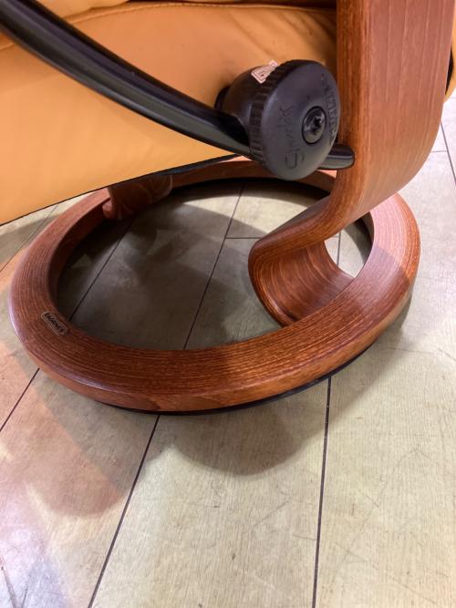 Ekornes (エコーネス) ストレスレスチェア オットマン付き ベージュ レノ