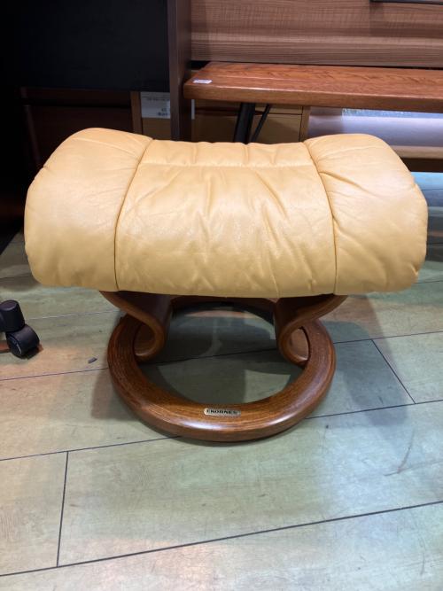 Ekornes (エコーネス) ストレスレスチェア オットマン付き ベージュ レノ