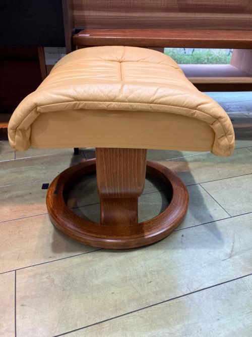 Ekornes (エコーネス) ストレスレスチェア オットマン付き ベージュ レノ