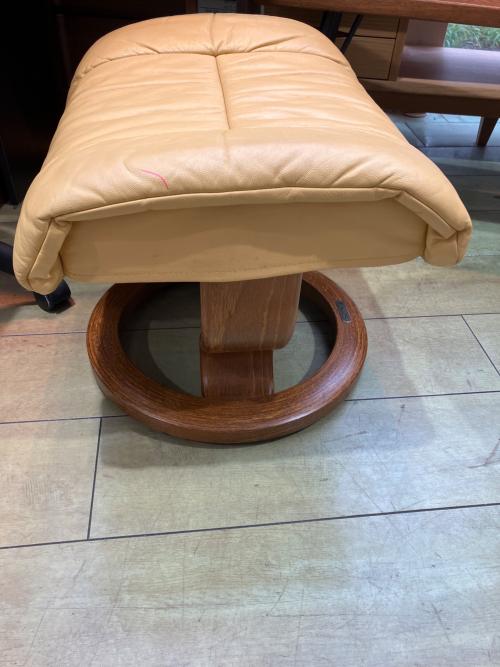 Ekornes (エコーネス) ストレスレスチェア オットマン付き ベージュ レノ