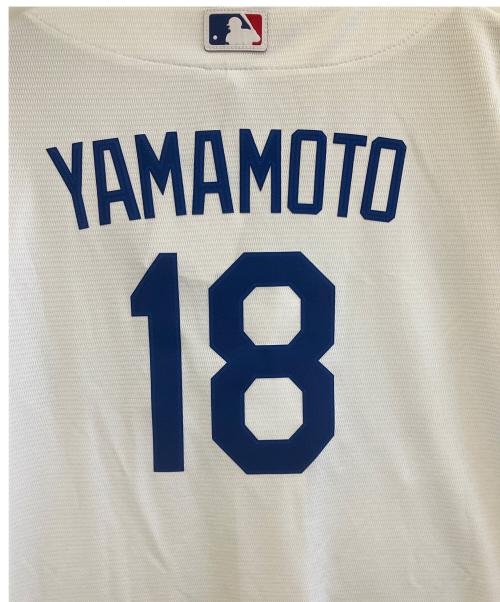ロサンゼルス・ドジャース (ロサンゼルス・ドジャース) 応援グッズ　ユニフォーム ホワイト サイズ:M