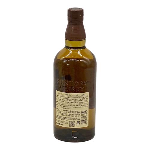 サントリー 山崎 ジャパニーズウィスキー シングルモルト 700ml